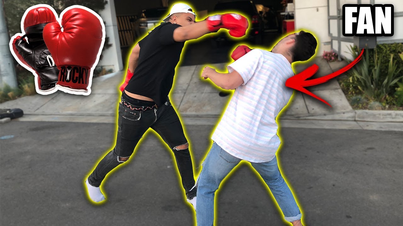 team 10年保証 FIGHTING JAKE PAUL FANS AT THE CLOUT HOUSE!! *OMG*