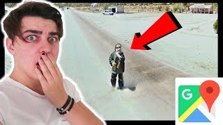 CREEPIEST/WEIRDEST GOOGLE MAPS PHOTOS (w/ roommates) | Colby Brock