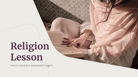 Free Religion Lesson PowerPoint Template & Google Slides Theme by GreatPPT.com