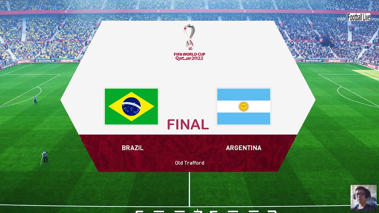 PES 2020 Brazil vs Argentina FIFA World Cup Final 2022 Qatar Penalty Shootout Gameplay PC