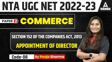 Appointment of Director" | UGC NET Commerce Paper 2 | UGC NET 2023