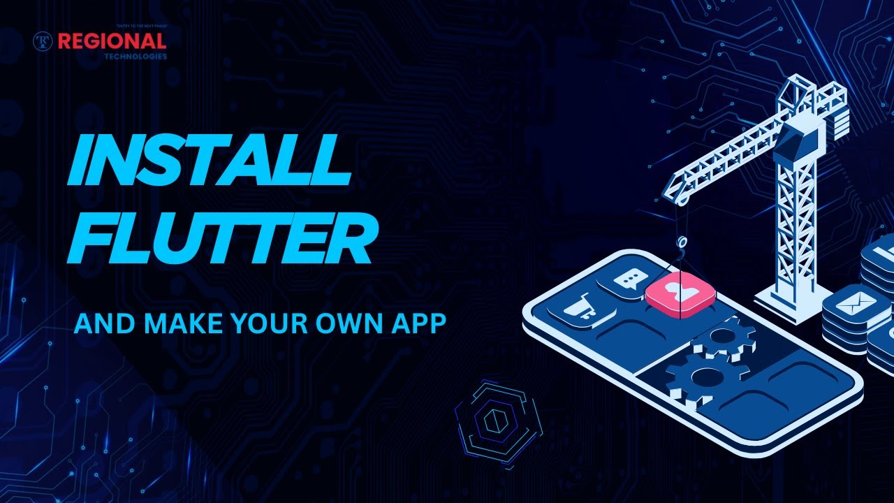 Install Flutter and build your own app - YouTube