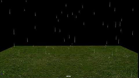 nParticle rain effect