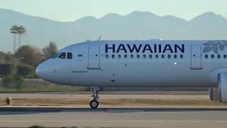 Hawaiian Airlines Airbus A321-271N N226HA LGB Takeoff 30 HAWAIIANS LGB REINAUGURAL