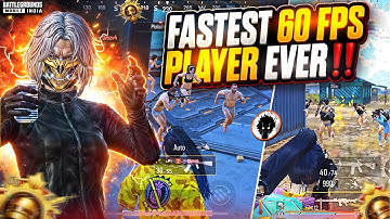 Fastest 60 FPS Player In BGMI ☠️ || Saimv4  Sensitivity & Control 🔥