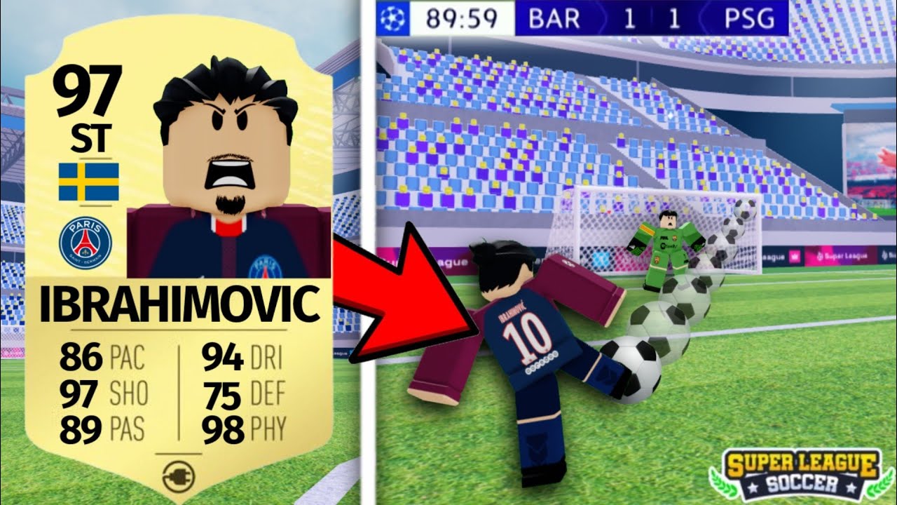 Super league soccer, but Im Zlatan !