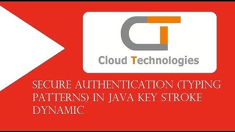 Secure authentication typing patterns in java key stroke dynamic