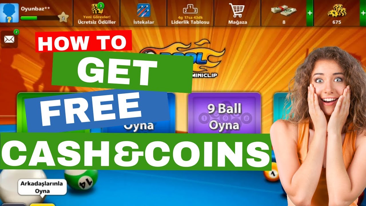HOW TO GET FREE CASH AND COINS FOR 8 BALL POOL - YouTube