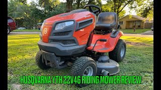 Husqvarna YTH22V46 Riding Mower How to and Review