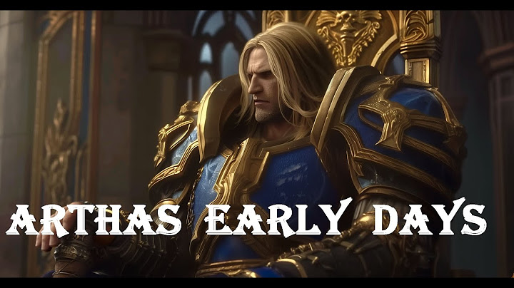 Young Arthas in Lordaeron [WoW Lore]