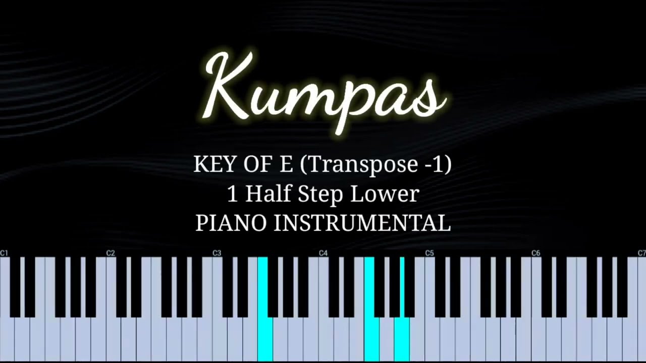 Kumpas by Moira Piano Instrumental with Lyrics Karaoke + Tutorial