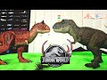 Tyranosaurus Rex Vs Carnotaurus Epic Battle (Jurassic World Stop Motions)
