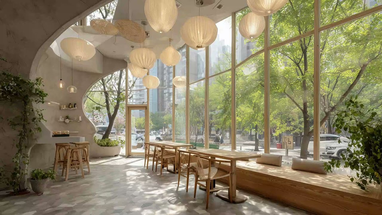 [Playlist] (중간광고없음) 자연과 어우러진 도심 속 카페 | 감성음악 | 공부음악 | 집중력음악  | Lofi & Classical Music