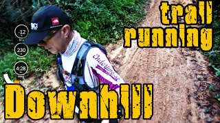 Trail Running Downhill Clip
