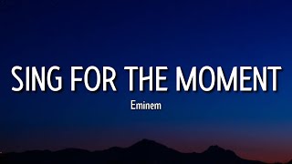 Eminem - Sing for the Moment (Lyrics) | Nobody believes in youyou've lost again Resimi