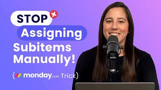 monday.com AUTOMATION Trick: Auto-Assign Subitem Owners Instantly (No Apps Needed)