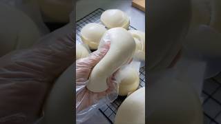 Bouncy Steamed Buns | #Mantou. Perfect spring back.弾力抜群 ふかふかのマントウ 壓下去秒回彈的#饅頭 #SteamedBuns #マントウ#ASMR