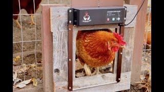 Automatic Chicken Coop Door Opener - Review & Install | AudioLab - Update: Don't Buy This Model
