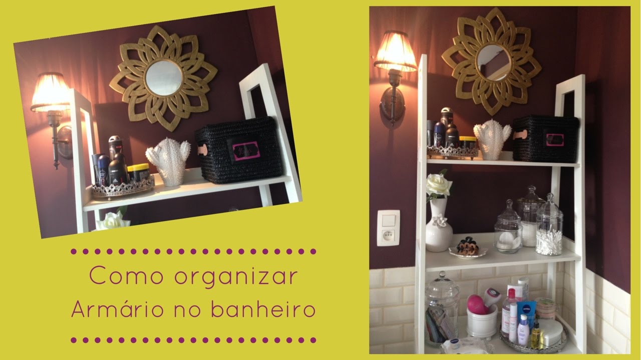 Como organizar armário do banheiro YouTube -> Organizar Armario De Banheiro Como organizar armário do banheiro YouTube -> Organizar Armario De Banheiro