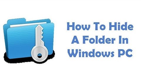 How to HIDE any Folder in Windows || Jetking Maninagar