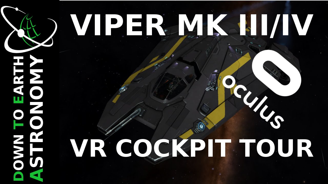 VIPER VR COCKPIT TOUR | ELITE DANGEROUS gaming logo