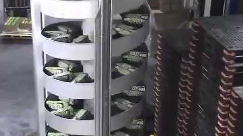 Băng tải xoắn ốc, băng tải chuyển hàng lên cao