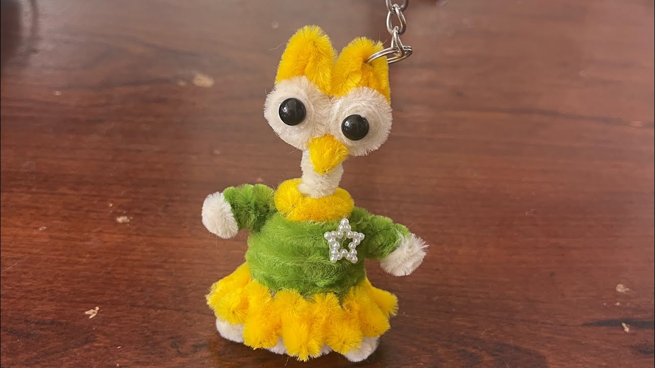 Chú Gà Con Ngộ Nghĩnh Đáng Yêu Làm Bằng Dây Kẽm Nhung- Mai Thư Pro