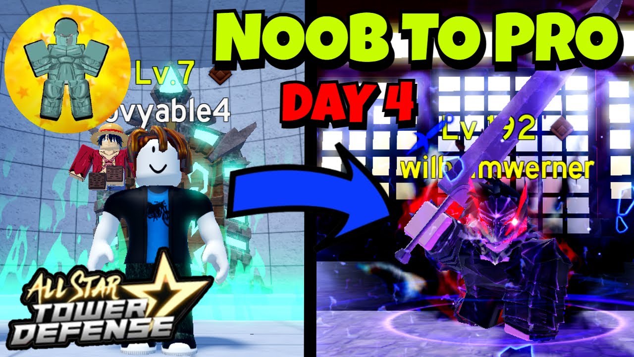 ASTD Noob to Pro Day 7 True Grind  All Star Tower Defense Roblox