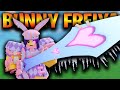 New bunny freiya in solo vs squads  roblox bedwars