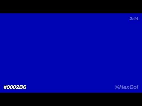 What does #0002B6 — Vivid Frosty Lime Space look like? | Color Code Preview