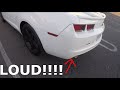 Why is my 2012 V6 CAMARO SO LOUD!?!