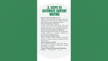 How to Automate Content Writing with AI