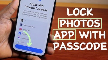 How to Passcode Lock Photos App on iPhone