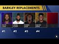 Saquon Barkley Replacements If The NY Giants Star RB Holds Out Or Demands A Trade