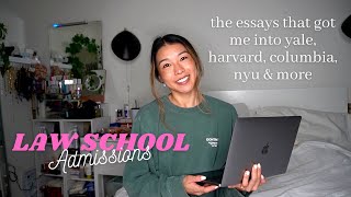 LAW SCHOOL ADMISSIONS | my personal statement