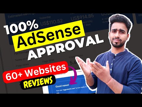 100% AdSense Approval मिलेगा 60+ Websites Reviews #adsense #adsenseapproval