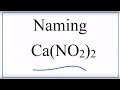 Naming and Identifying Ternary Compounds