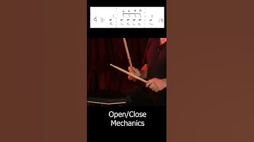 Singled 6: Open/Close #drumtechnique #rudiments #drums #rhythm #practicepad #drumlesson #drumroll