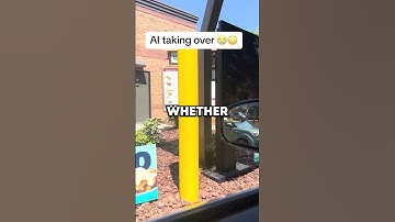 AI is Taking Over Fastfood Places🍔