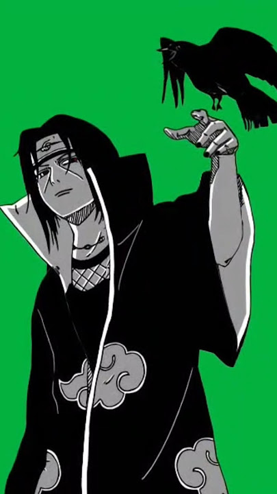 itachi Uchiha green screen manga animation #trending #chromakey #greenscreen #naruto