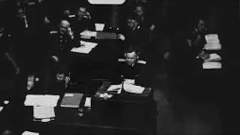 Nuremberg Trial Day 112 (1946) Joseph Buehler Cros...