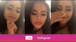 Becky G via Instagram Live. (July 19, 2018)