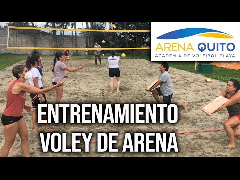 ENTRENAMIENTO💪🏻🎖 de VOLEY ARENA 🏝 a más de 2000 🆙 METROS en ARENA QUITO- Academia de Voleibol Playa