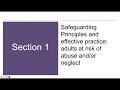 Adults Section 1 Recorded Webinar