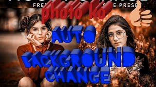 Automatic photo ko background change garne tarika teleport auto background change application in Nep screenshot 1
