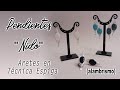 Pendientes o aretes &quot;NIDO&quot; - Técnica espiga - Alambrismo - DIY