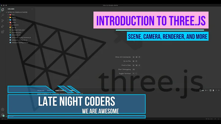 Introduction to ThreeJS (Part 1) - Add scene, camera, renderer, and objects - Optimize performance