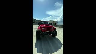 Red High Gloss Jeep Wrangler