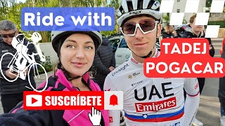 How I met TADEJ POGACAR and rode with UAE Team Emirates