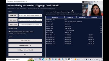 Automated Invoice Extraction, Classification & Secure Distribution System
